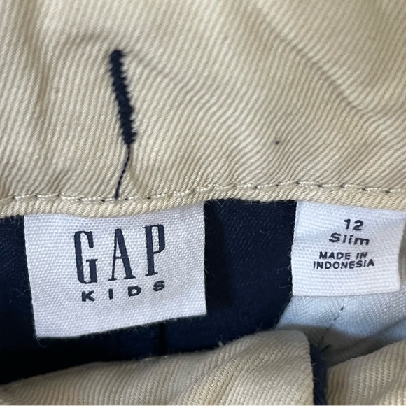 GAP Kids Navy Chinos Straight Leg Slim Fit Pants Size 12 slim New with tags! - Picture 3 of 8